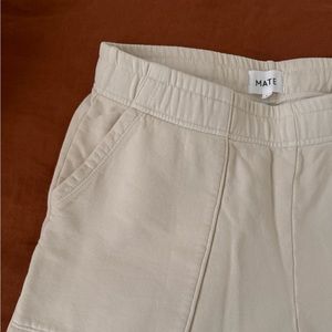 Mate the label organic fleece wide leg pant